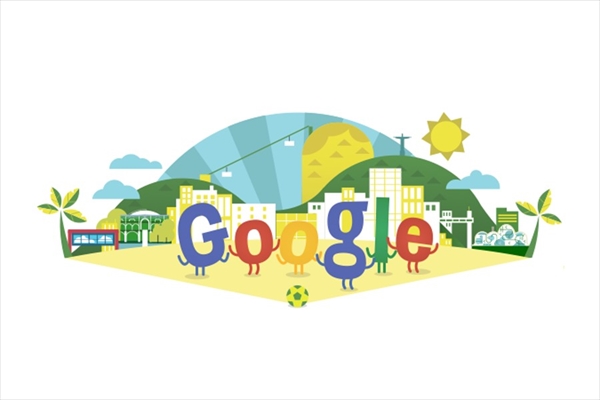 いよいよ開幕!GoogleロゴがブラジルW杯2014仕様に