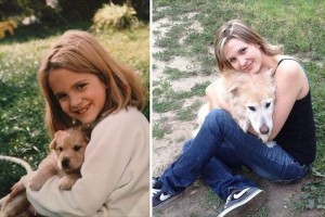 【愛犬の昔と今】成長ぶり＆飼い主との絆が伝わってくる可愛らしい画像14点