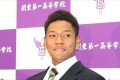 オコエ瑠偉、楽天が1位指名!梨田監督「一言“お声”がけさせて頂きます」