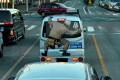 一瞬、ホントにびびった!後続車が思わず二度見してしまうインパクトありすぎな車