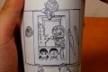 “3つの紙コップで作ったドラえもんの漫画”が「よく思いついたな」等と大反響!