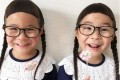 前髪パッツンの4歳の双子少女りんかちゃん&あんなちゃんのお揃いコーデにファン続出!