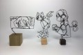驚くことに、針金でできています。とある芸大生の作った“針金スケッチ”が話題に!