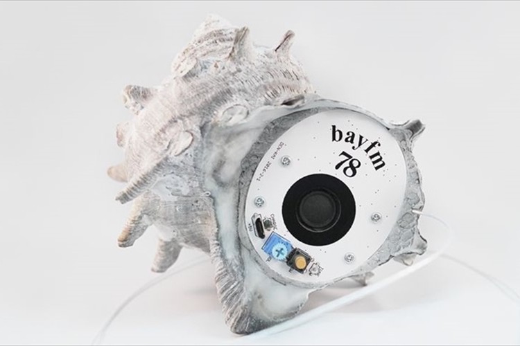 “サザエの貝殻”で作った新感覚ラジオ「SAZAE RADIO」が話題に!【bayfm】
