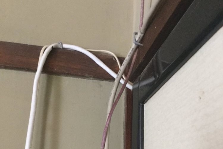 この前までなかった紫色のLANケーブル、何のケーブルだろうと思ったらアレだった!!