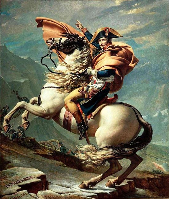 David_-_Napoleon_crossing_the_Alps_-_Malmaison1_R