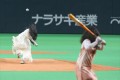 何たるカオス!貞子と伽椰子が始球式でガチ対決!!