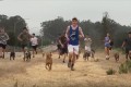 犬も楽しそう! 保護施設の犬と一緒に走る朝練 クロスカントリー部の学生が考案