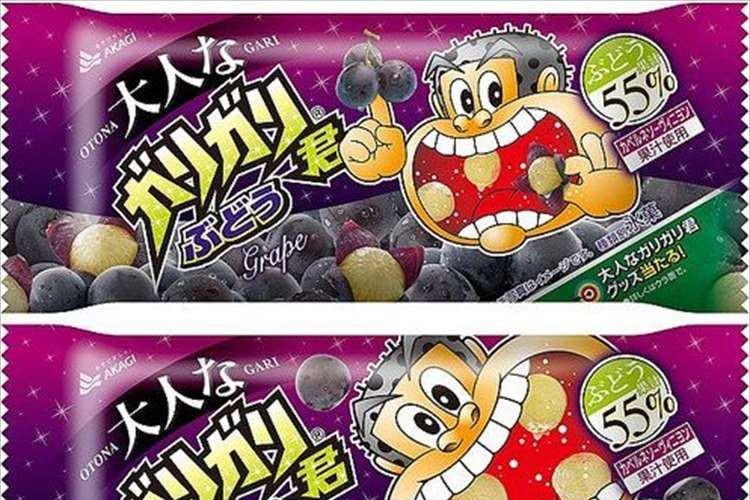 “赤ワインぶどう高級品種”の果汁を配合! 「大人なガリガリ君ぶどう」が新発売!