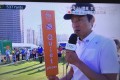 修造の応援が静かだと思ったら…!オリンピックでも「Quiet Please」を持っていた!
