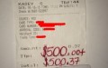 なぜか500ドルものチップを...客が残したメッセージを見てみると