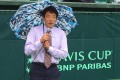 雨で中断のテニス会場に松岡修造が登場!75分間フリートークでファンを楽しませる神対応