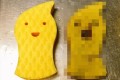 怖くなったら買い替え時！可愛い顔付きスポンジを使い続けた後の写真がドイヒー(笑)