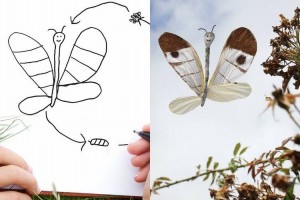 子どもが描いた絵が現実世界に！？息子の絵をCGで再現させた作品が凄い！