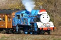 トーマスとジェームスがサンタ仕様に! クリスマス特別運転開始…静岡・大井川鐵道
