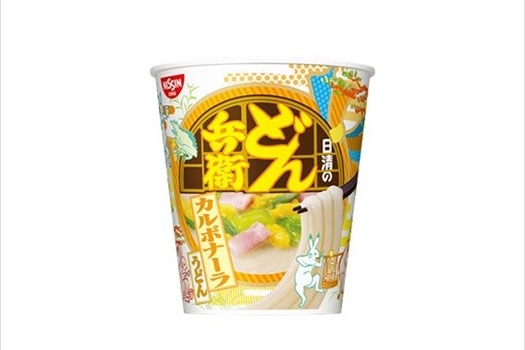 ベーコンの香りが利いた「日清のどん兵衛 カルボナーラうどん」が来年1月発売!