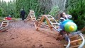 孫のために作った自作ローラコースターの完成度がスゴい!