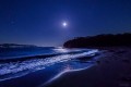 絶句…房総半島でみられた幻想的な『月光に照らされる海』の写真が美しすぎる