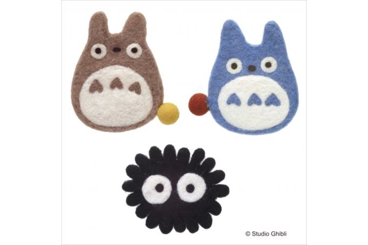 カワイイ!欲しい!1点1点丁寧に作られた、ジブリのウールコースターが登場!