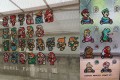 ゴイスー!100均のガラス用絵の具で網戸に描いたドット絵がハイクオリティすぎる!