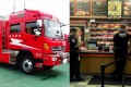 消防車で昼食に行くと大問題になる日本、一方アメリカでは制服警官がドーナツ食べるのが当たり前