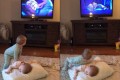 「アナと雪の女王」の完コピする双子の赤ちゃんが可愛すぎる！