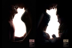 愛し合うカップルの間には動物の姿が…ペットの里親募集のポスターが素敵すぎる