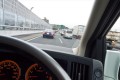 名古屋高速で車が分岐に衝突し「水柱」が!! その水柱の激しさに反響…ドライバーは軽傷