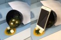 プリンターに置いておいた味噌汁が…こぼれちゃった~!と思ったらスマホスタンドだった