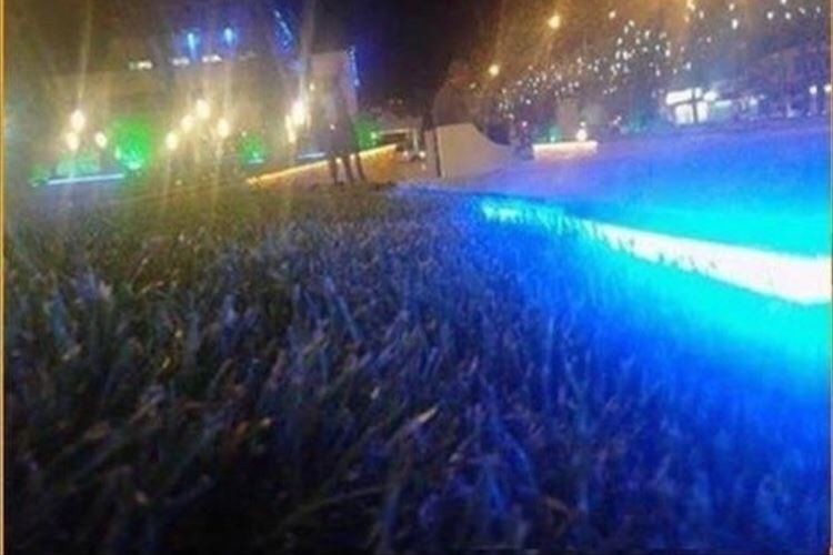これは何の写真かな!?ジャスティン・ビーバーのコンサート?それともエミネム…?