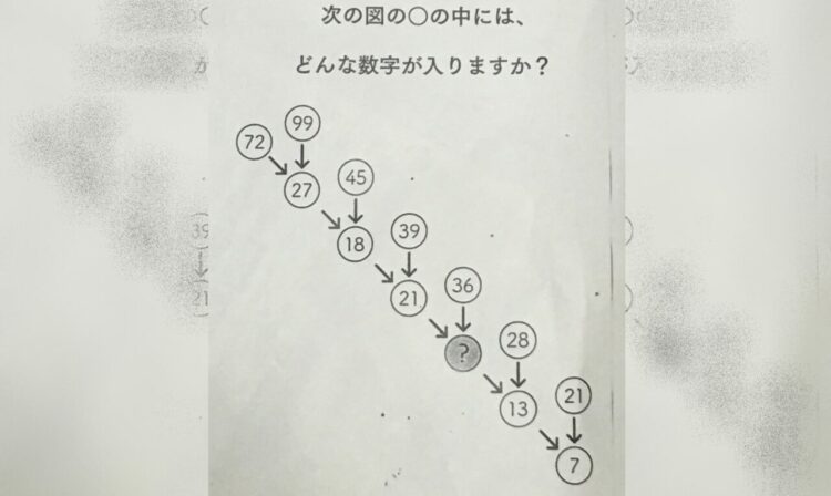 ドヤ顔で引っ掛かる人、続出！小学校からもらってきた数字クイズが巧妙で面白い