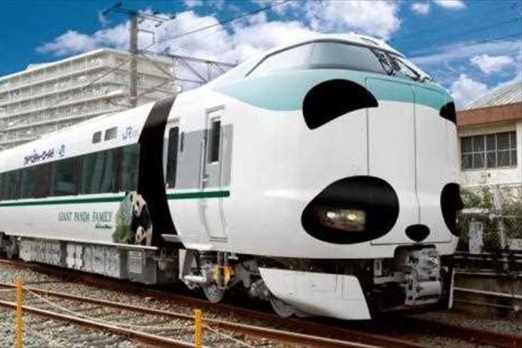 JR西日本と和歌山の「アドベンチャーワールド」がコラボ!パンダ顔の特急が運行開始!