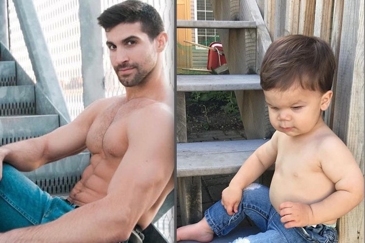 モデルの叔父のポージングの真似してインスタに上げるインスタグラマーがかわいすぎる！