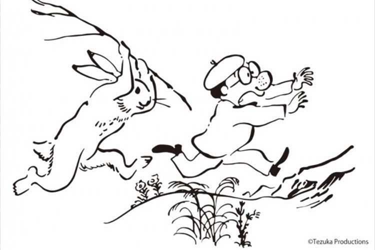 手塚治虫先生が描いた秘蔵の鳥獣戯画のオマージュが初公開！水墨画風タッチは必見