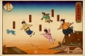 ドラえもんが浮世絵に!?江戸時代の空をタケコプターで舞う味のある光景に反響