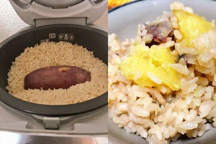炊飯ジャーに入れるだけ！超簡単にできる『さつまいもご飯』の作り方が話題に
