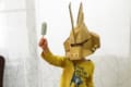 父ちゃんが段ボールで作った被り物のクオリティが高すぎてビックリ!