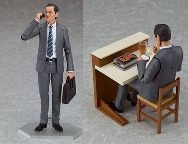 「孤独のグルメ」の井之頭五郎が超リアルなフィギュアになって登場！