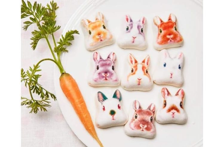 モッファ～♡半永久的にフニフニしたい『うさぎ柄の和風マシュマロ』が登場！