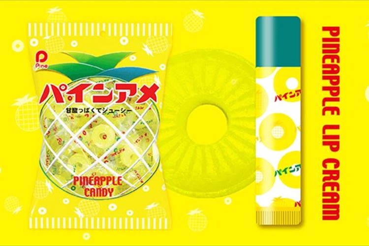 間違えて食べちゃいそう…ロングセラーキャンディ「パインアメ」のリップクリーム!
