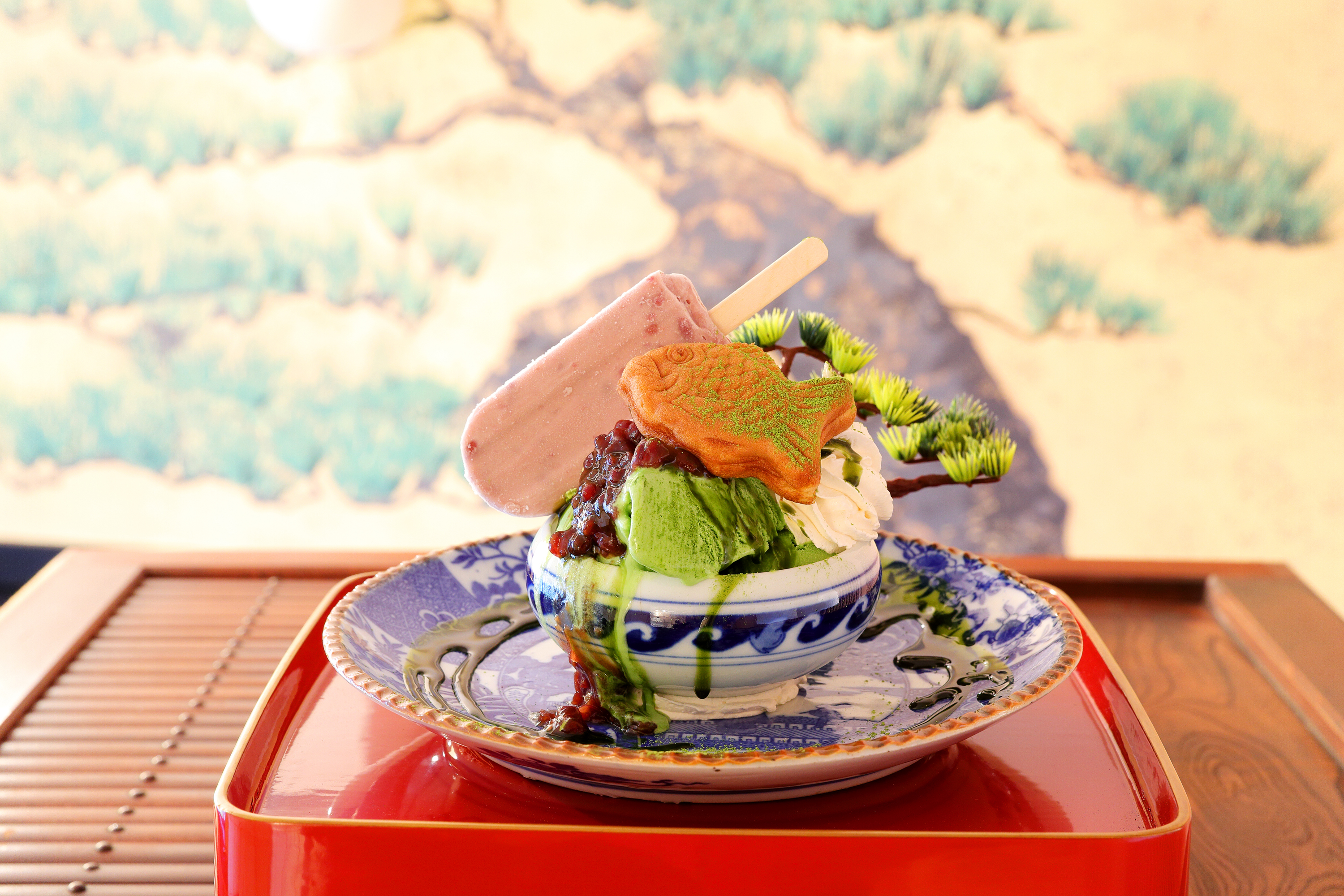 鑑賞してたら溶けちゃうぞ!ニッポンを再現したスイーツ「盆栽パフェ」が話題!
