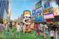 大阪・道頓堀 グリコの電光掲示板前に、超巨大カフェオーレが再び登場！高さが2倍の4mに！