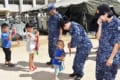 【感動】「ありがとう」入浴支援を行う海上自衛隊の方々へ…手作りメダルを送る子供たち