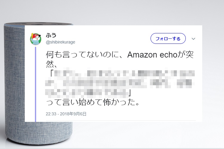 何も聞いてないのに…突然しゃべり始めたスマートスピーカーの言葉が怖すぎ！！