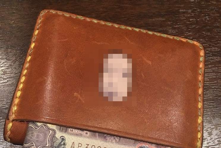 【閲覧注意】自作のハンドメイドのお財布、意図せずアレとぴったりきてしまう(笑)