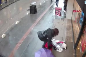 あなただったらどうする？寒さに凍える犬にとった女性の行動に海外で称賛