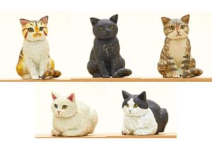 ほっこりあたたか。カプセルトイ『はしもとみお 猫の彫刻』がしみじみ良い