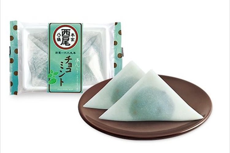 定番土産「八つ橋」にチョコミントが登場!八つ橋の食感とチョコと爽やかなミントが絶妙なハーモニー