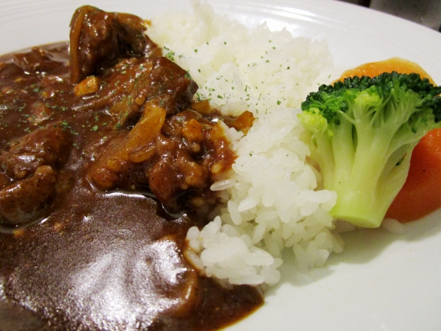 おいしそうなビーフストロガノフ