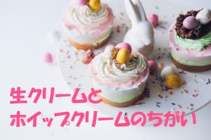 手作りケーキに欠かせない「生クリーム」と「ホイップクリーム」は何が違うの？